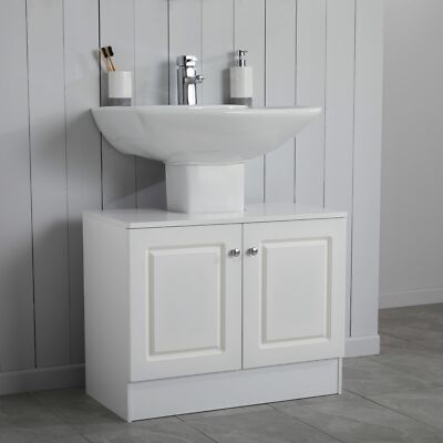Under Sink Bathroom Cabinet 70cm Height - Artcomcrea