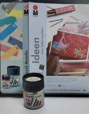 MARABU Textil Metálico 50ml Marabú para Papel Cartón Cuero Plástico PRECIO ESPECIAL 10010