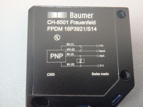 FPDM16P3921S14 - BAUMER - FPDM 16P3921/S14 / CH-8501 Capteur PNP USED - Picture 3 of 3