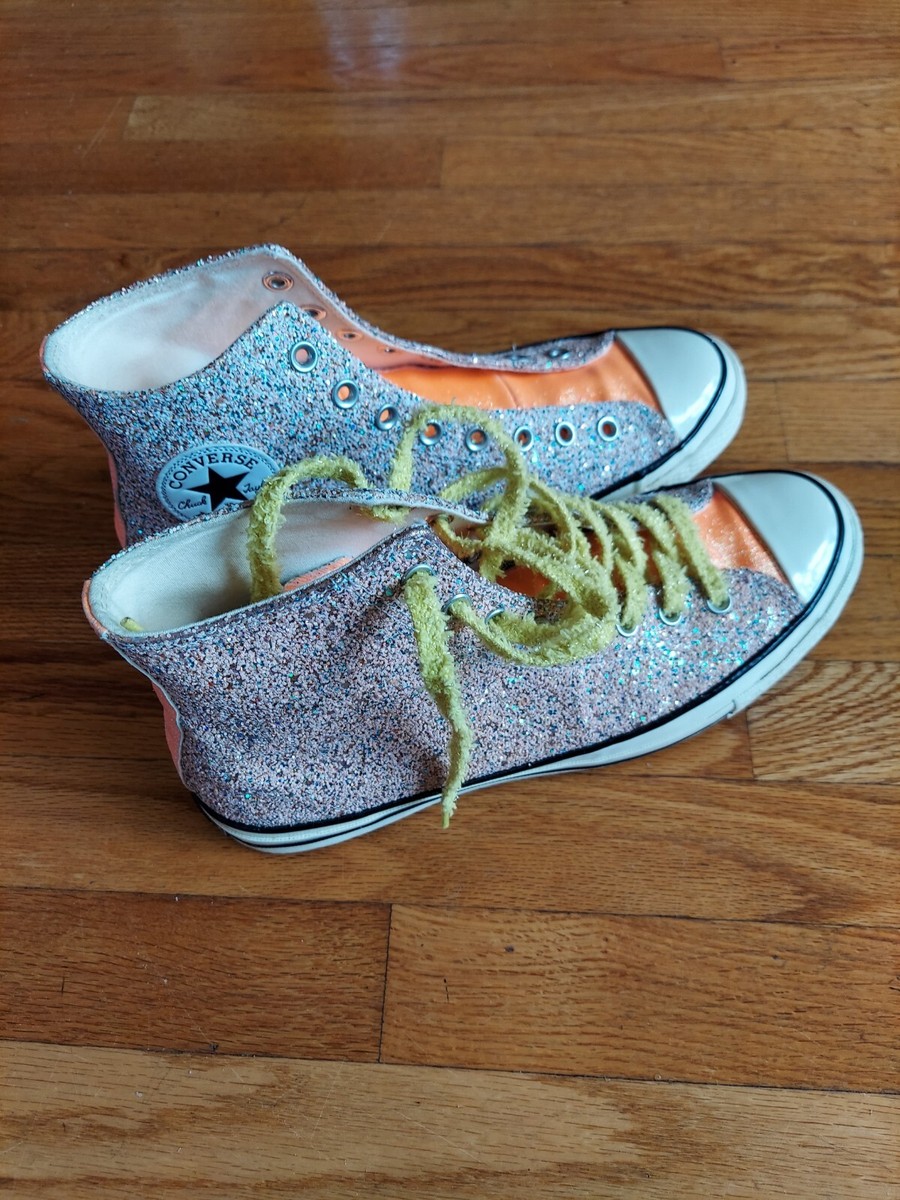 Size 10 Converse JW Anderson x Chuck 70 High Glitter Pack,User