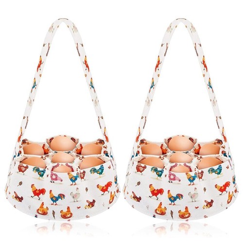 TAIANLE Panier à œufs en fil métallique de ferme pour recueillir des œufs frais, panier à