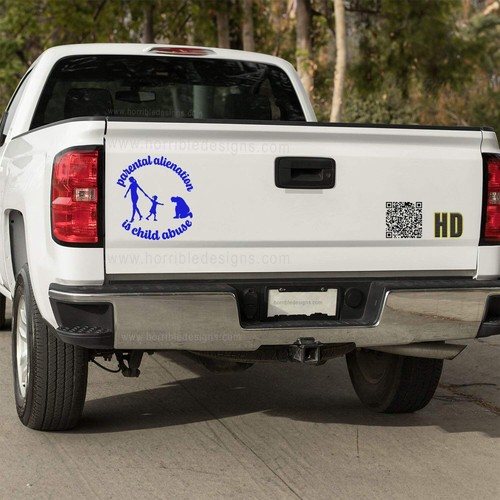 Parental alienation is child abuse Vinyl decal truck car van sticker fathers - Picture 63 of 109