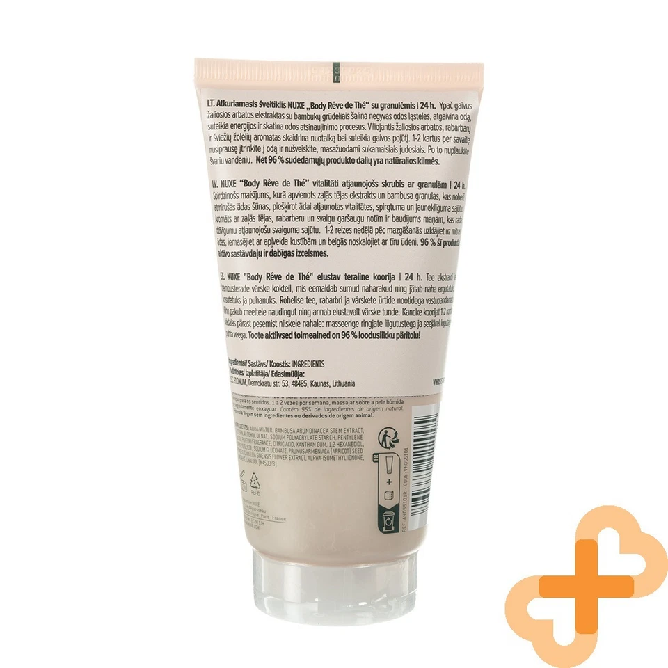 NUXE BODY REVE DE THE Granular Body Scrub 150 ml Exfoliates Smoothes Invigorates - Image 2 of 4