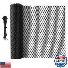 32.8 FT x 15.7 in Roll Mesh Fence, Versatile Black Plastic Fencing and Nettin 1.31 per foot