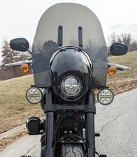 Calsci 12" Tinted Touring Windshield for Harley Low Rider S FXLRS 2018-22
