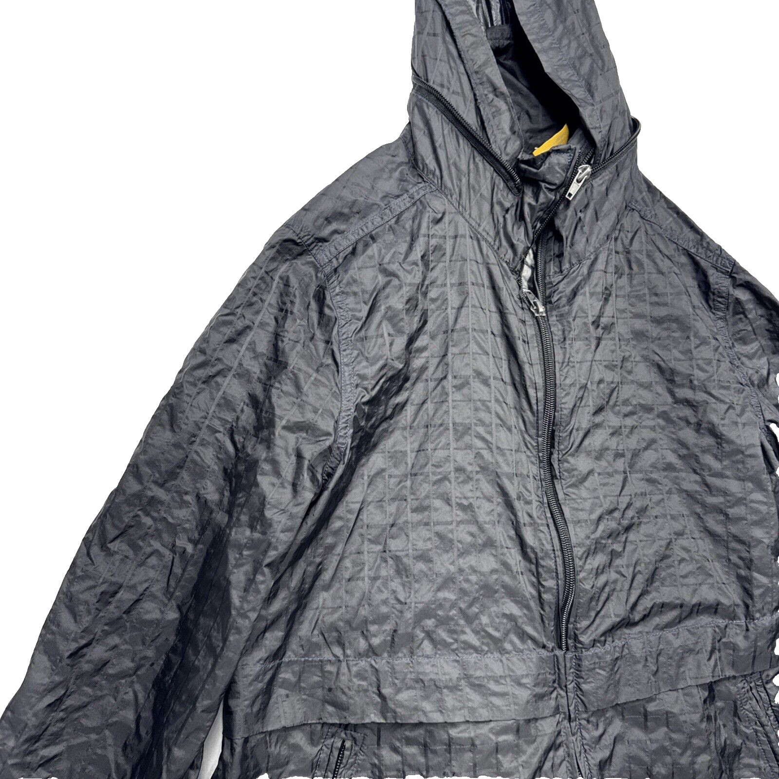 Free People Festival Windbreaker Jacket Black Packable Parachute Size M Boho image 4