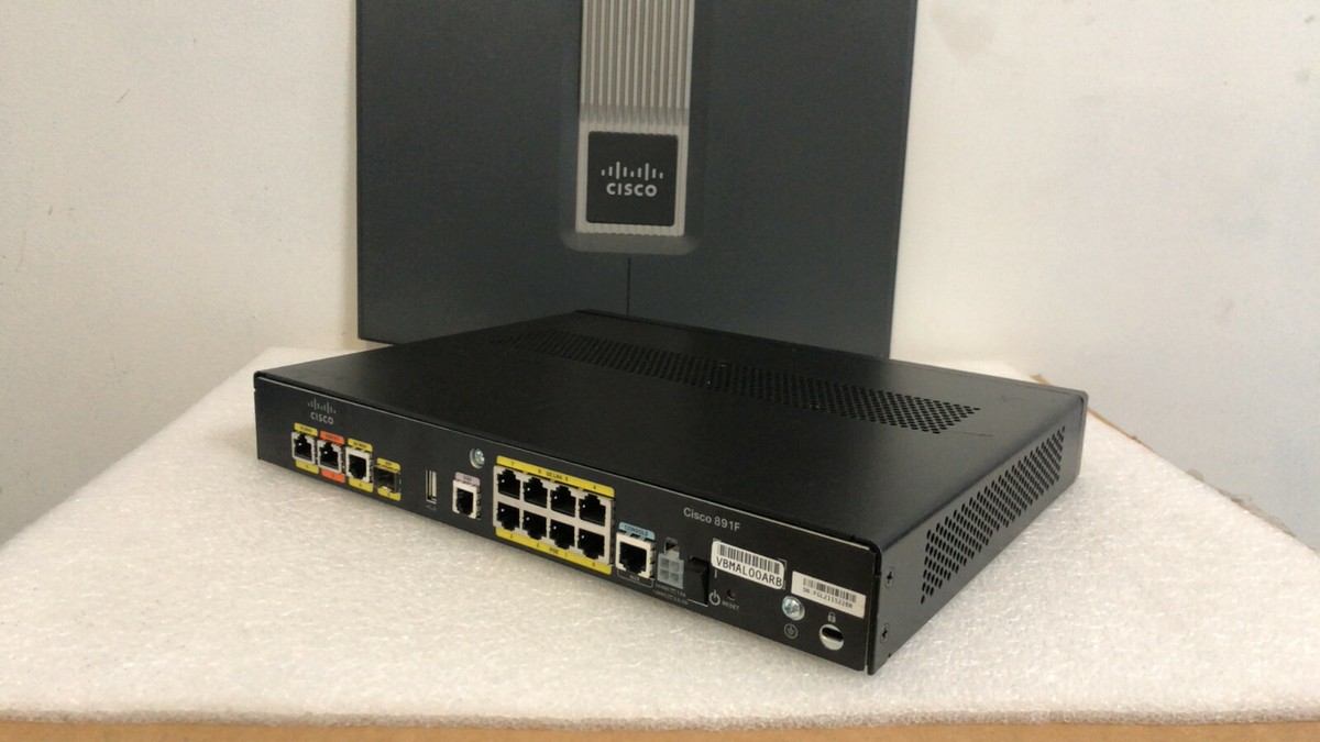 CISCO C891F-K9 891F Gigabit Integrated Service Router 8-Port RJ45