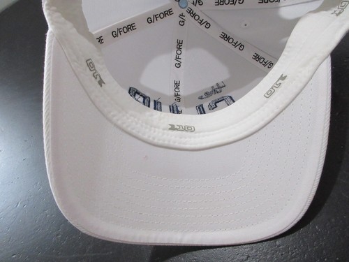 Cappello G Fore Berretto Snap Back Bianco Blu The Club Golfer Campo da Golf Regolabile Uomo - Foto 7 di 8