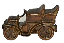 VINTAGE BRASS ~RARE FIGURAL CAR DESOTO CONVERTABLE~SEWING TAPE MEASURING NOVELTY