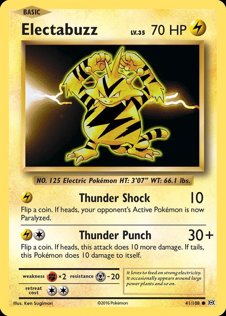 Pokemon Electabuzz (41/113) Evolutions LP
