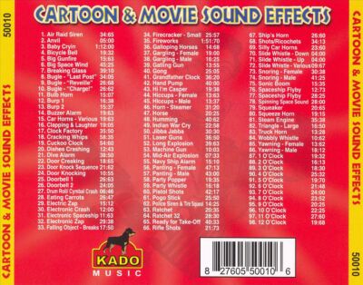 VARIOUS ARTISTS - SOUND EFFECTS: CARTOON AND MOVIE NEW CD