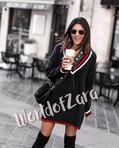 robe pull oversize zara