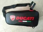 DUCATI RIDING SHOULDER BUM BAG CARRY STORE PHONE PEN PAPER TOPBOX PANNIER WALLET