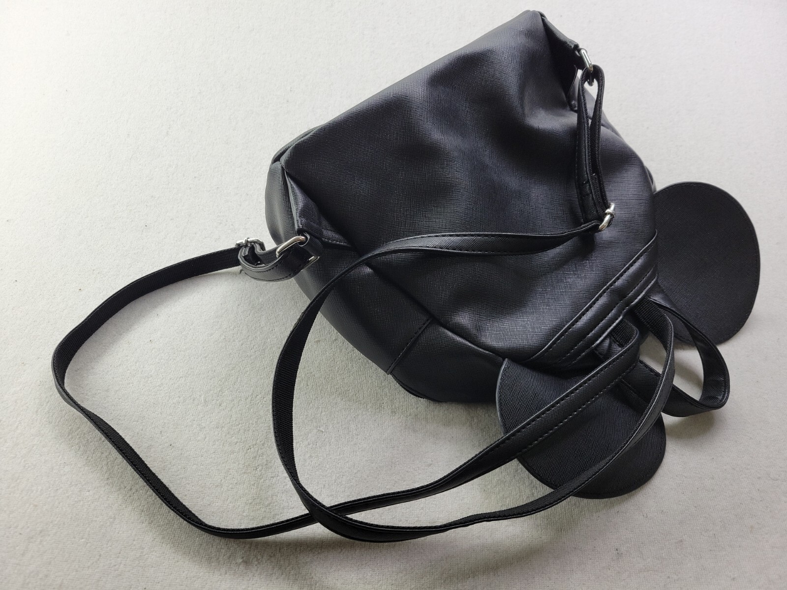 Disney Mickey Mouse Small Mini Backpack Ears Blac… - image 14