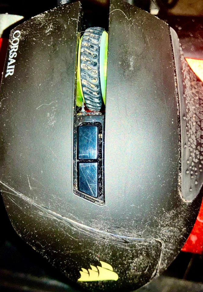 Corsair Scimitar PRO Wired Optical Gaming Mouse Black - TESTED/WORKING - Image 2 of 4