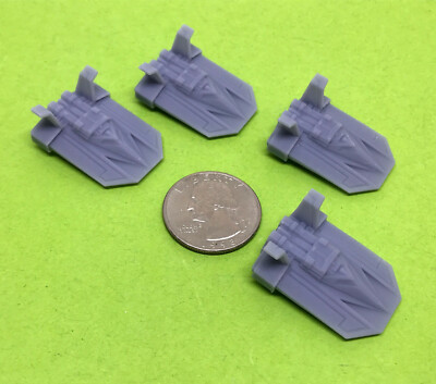 Terran Cargo Sled/Star-Belly Bombers (Set of 4) Wargame Miniatures