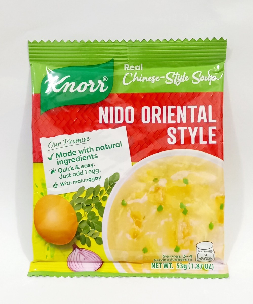 KNORR Nido Oriental Style Real Chinese Soup (4 Packs X 53g) | eBay