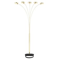5 arm arch floor lamp gold floor lamp 84 majorq 6962g modern arms arch gold ebay 5 arm arch floor lamp gold floor lamp 84 majorq 6962g modern arms arch gold ebay