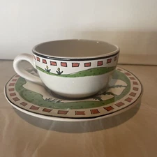 Porta Portugal Jumbo Soup Mug & Saucer Vintage Annee Goodchild Style free ship