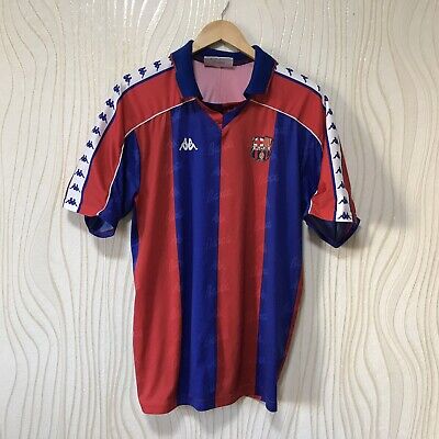 BARCELONA 1992 1995 HOME FOOTBALL SHIRT SOCCER JERSEY KAPPA BARCELONA 1992 1995 HOME FOOTBALL SHIRT SOCCER JERSEY KAPPA