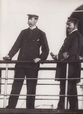SIR THOMAS LIPTON Tea Merchant original blind stamped Pach Brothers photograph