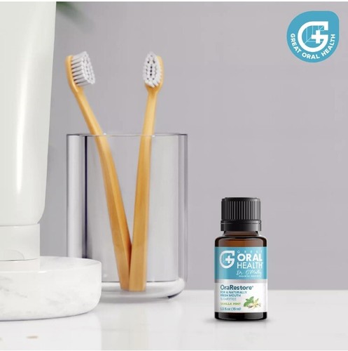 OraRestore Natural Bad Breath Treatment- Liquid Toothpaste & Mouthwash.FREE SHIP - Picture 6 of 8