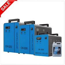 OMTech Water Chiller CW6000 5202 5200 5000 3000 for CO2 Laser Cutter Engraver