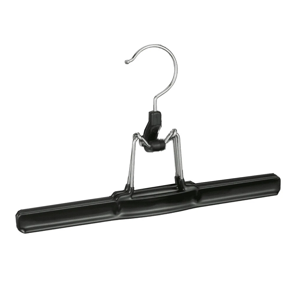 Hosenspanner Spannbügel Metall Schwarz Kunststoffummantelt - Menge wählbar -