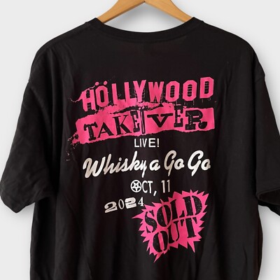 2024 Motley Crue Hollywood Takeover Whisky A Go Go Concert Tee