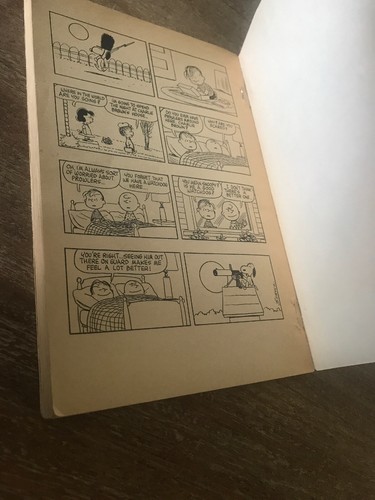 1964 Peanuts WE'RE RIGHT BEHIND YOU Charlie Brown Charles M Schulz 1st Ed. FN - Foto 6 di 7