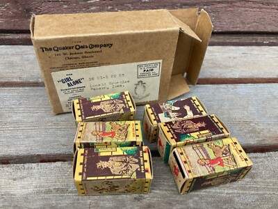 VTG QUAKER OATS PATHEGRAMS CINE VUE FILM STRIPS LOT OF 6 w BOX PROMO