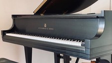 Steinway S Baby Grand Piano Satin Ebony Fully Restored w/ Damp Chaser installed