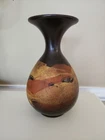 Vintage Royal Haeger Earth Wrap Orange Brown Vase. Very Good Condition.