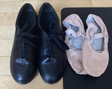 Set Of 2 Children s Dance Shoes - CAPEZIO TAP AND BLOCH BALLET - Size 2