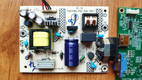 HP monitor power board, main board