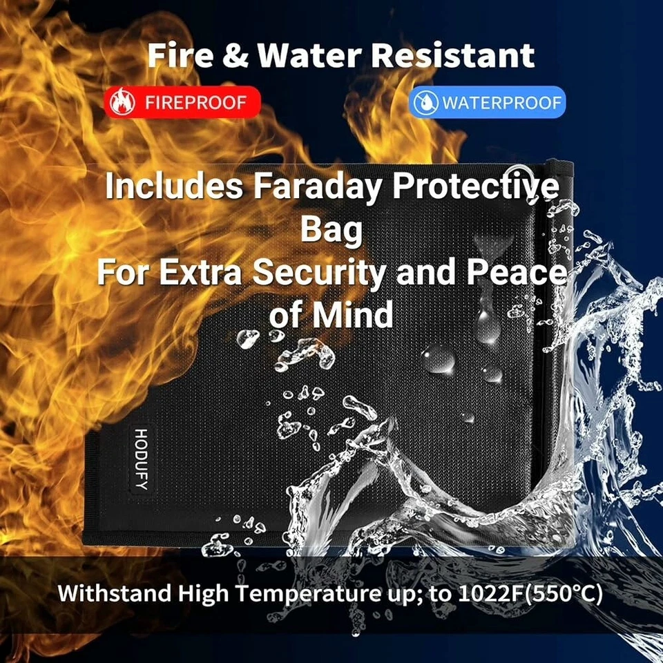 Biblioteca de conocimiento sin conexión resistente de 1 TB - SSD militar resistente con bolsa Faraday EMP Foto 4 de 4