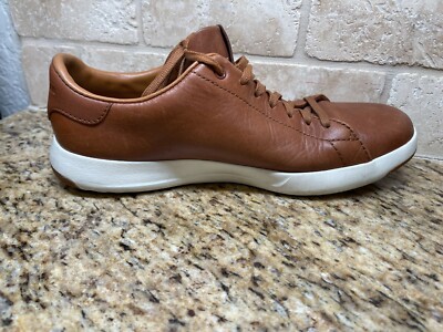 Cole Haan C22585 Mens GrandPro Tennis Sneakers Shoes Brown Leather