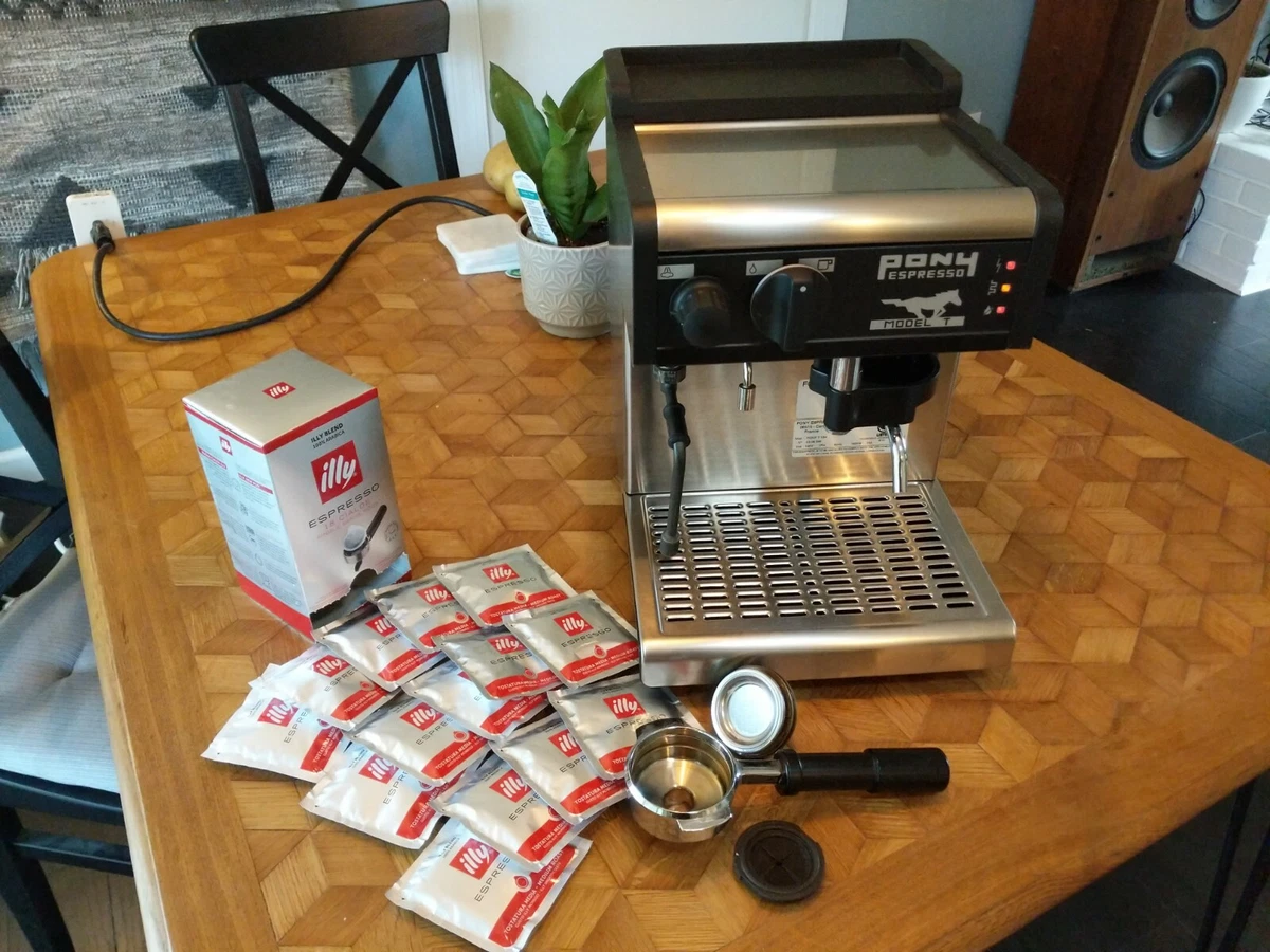UNIC Pony Express Model T Espresso Machine ESE Pod with illy pods included