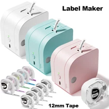 Phomemo Label Makers Machine with Tape Portable Bluetooth Mini Label Printer lot