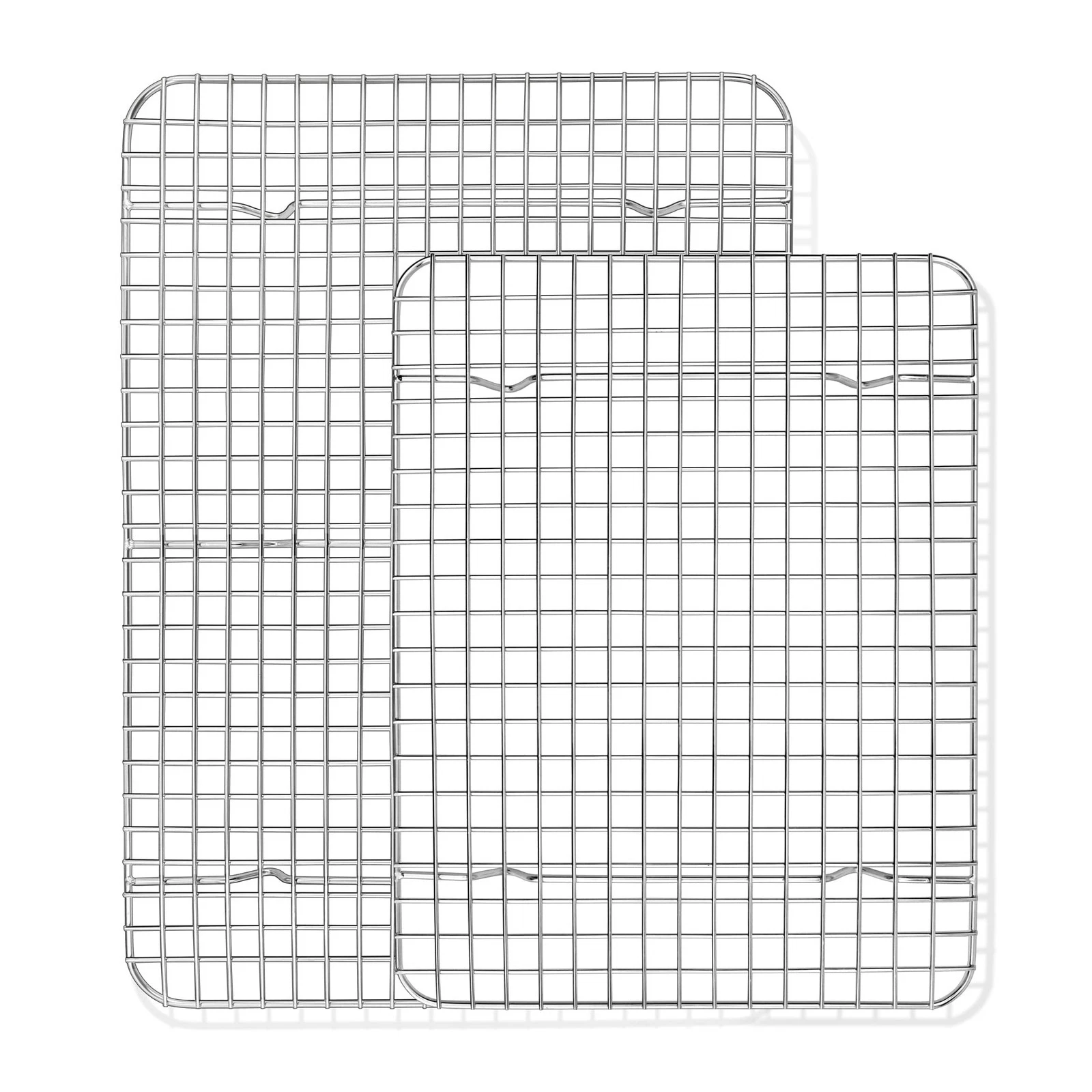 Cooling Rack, 2 Pack Stainless Steel (15 Inch & 12 Inch) Baking Roasting Rack...