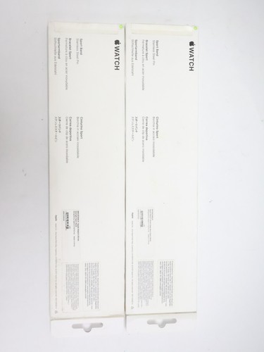 Lot of 2 Apple Watch Sport Bands - 44mm Deep Navy & 41mm Starlight - Open Box - Picture 5 of 6