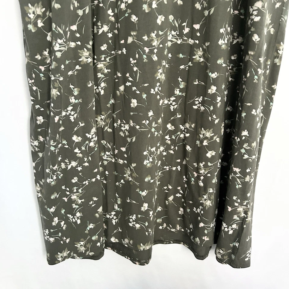 J Jill Womens Cottagecore Maxi Shift Dress Size 2X Prairie Peasant Stretch Boho - Image 4 of 4