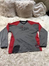 Vintage Shift MX Jersey XL Motocross MTB BMX DH Downhill Long Sleeve Y2K Gray