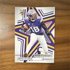 2025 Panini Rookies & Stars Justin Jefferson #75 Minnesota Vikings Football Card