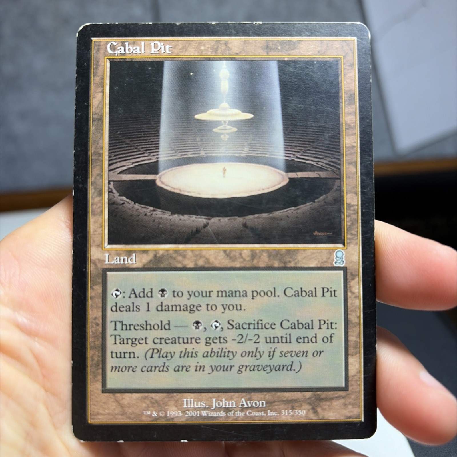 Cabal Pit 315 Odyssey Magic: The Gathering