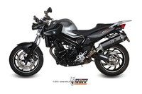 Mivv Speed Edge Auspuff Schwarz Passend FüR BMW F 800 R / GT 2009-2020