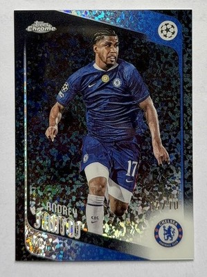 Andrey Santos Black X-Fractor 04/10 Topps Chrome new Manchester United player
