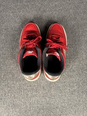 Nike Air Force 1 Low Shoes Mens Size 10.5 Red Chicago Bulls  display picture 2