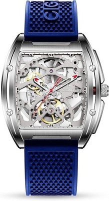 CIGA Design Edge Automatik Uhr Herren, Z Serie, Tonneau Mechanische Skelettuhr..
