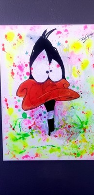 Daffy Duck ORIGINAL LOONEY TUNES 2002 with COA